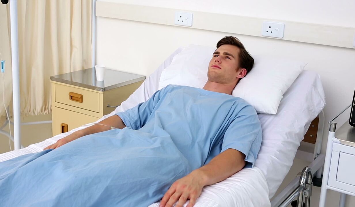 Dopo l’intervento chirurgico per l’ingrandimento del pene, l’uomo deve rimanere a letto